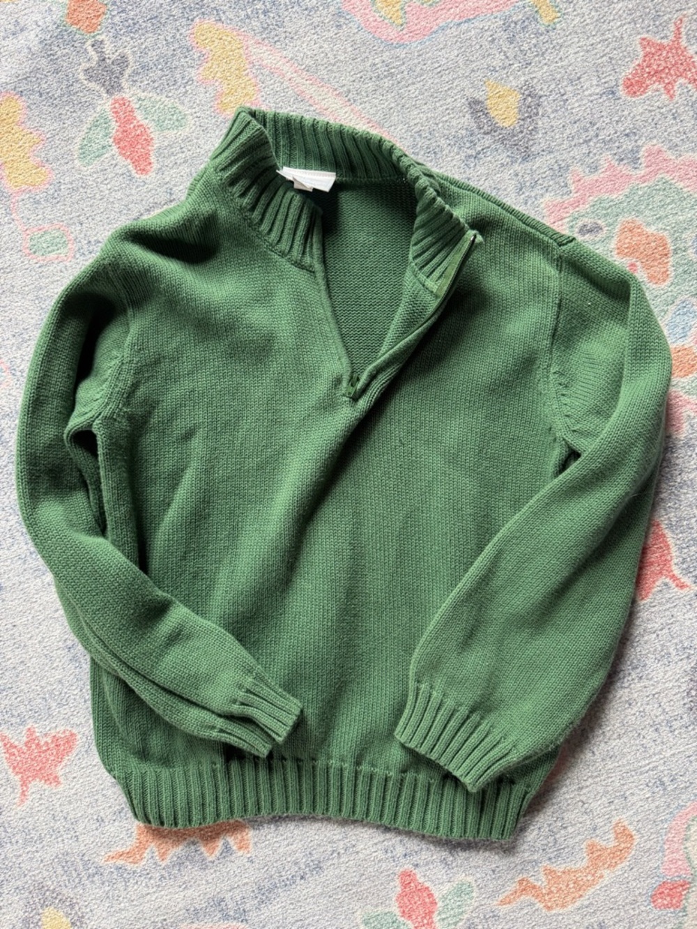 Little English quarter zip sweater zip size 8